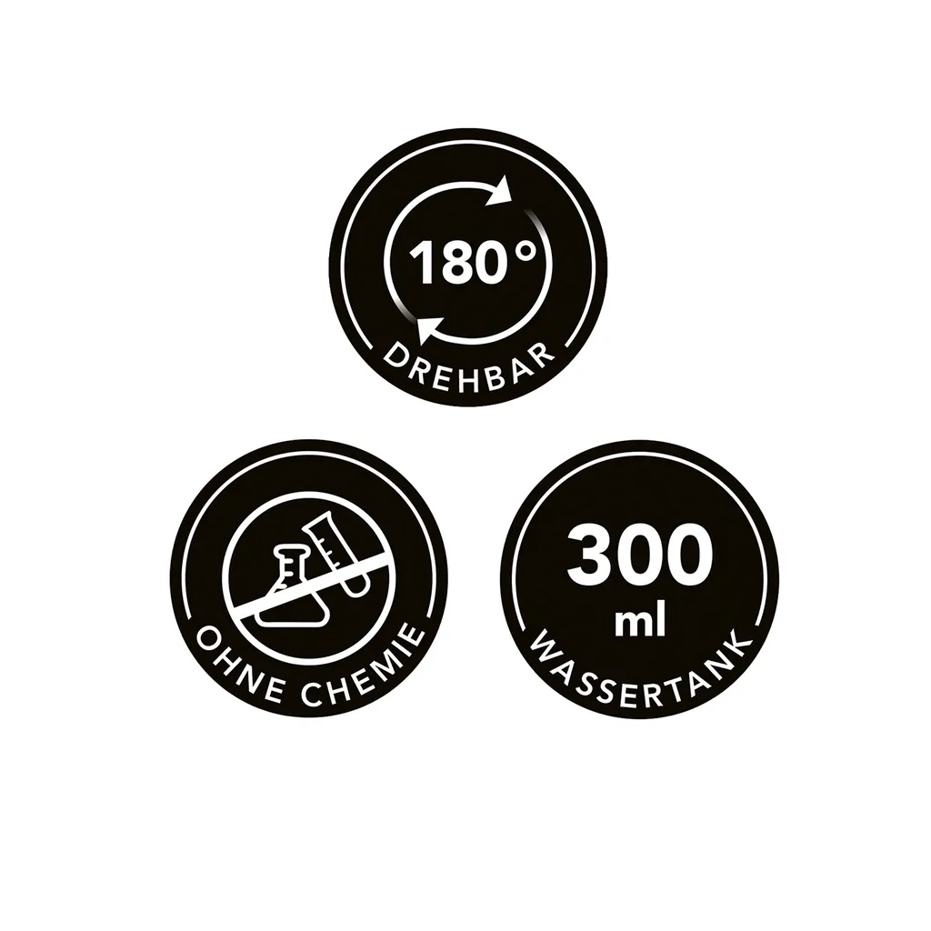 MAXXMEE Dampfbesen 1300W Weiß/rot 16 MAXXMEE Dampfbesen 1300W Weiß/rot – Bild 14