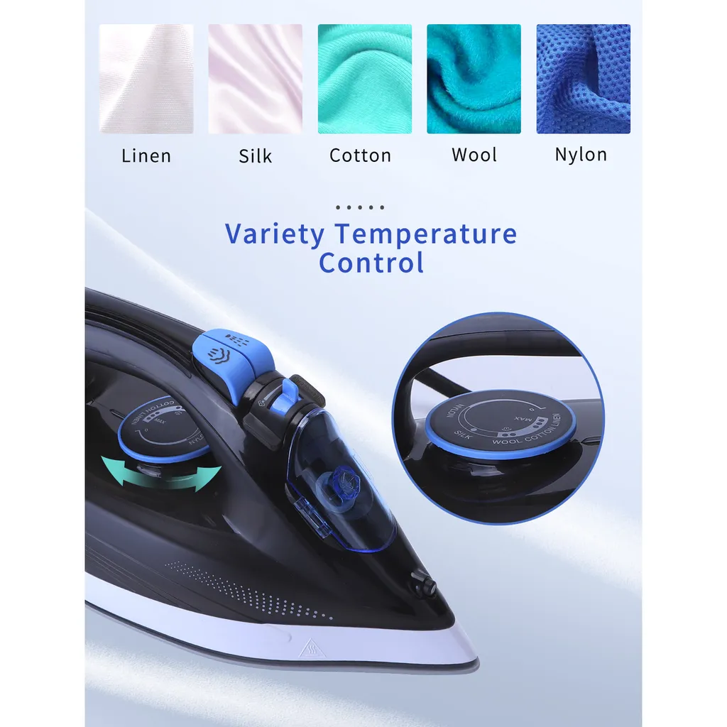 Aigostar SEAN 31QNM/ 199418 Kabelloses DampfbÃ1/4geleisen, Keramiksohle, 2600 Watt, Vertikaldampf, Anti-Kalk 8 Aigostar SEAN 31QNM/ 199418 Kabelloses DampfbÃ1/4geleisen, Keramiksohle, 2600 Watt, Vertikaldampf, Anti-Kalk – Bild 6