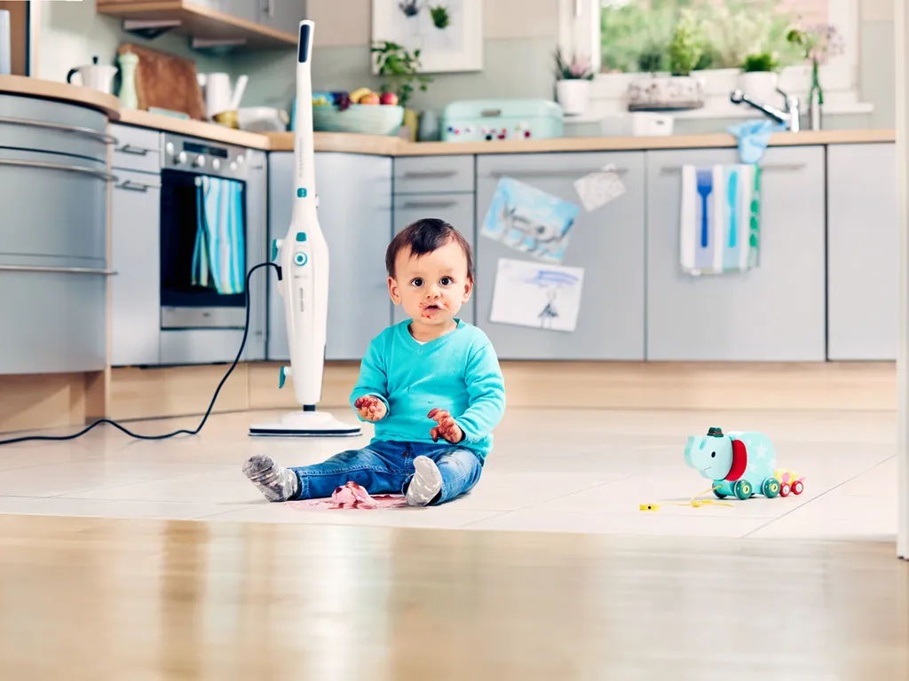 Leifheit Dampfreiniger CleanTenso Inkl. 2er Set Ersatz-Wischbezüge 5 Leifheit Dampfreiniger CleanTenso Inkl. 2er Set Ersatz-Wischbezüge – Bild 3