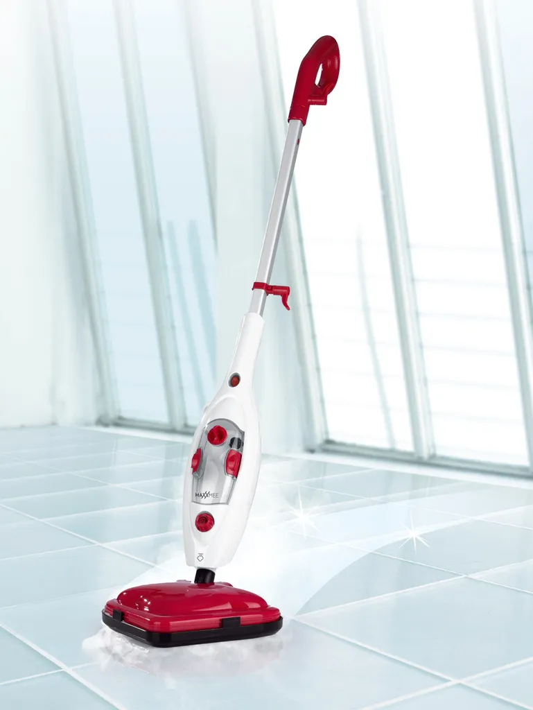 MAXXMEE Dampfbesen 1300W Weiß/rot 21 MAXXMEE Dampfbesen 1300W Weiß/rot – Bild 19