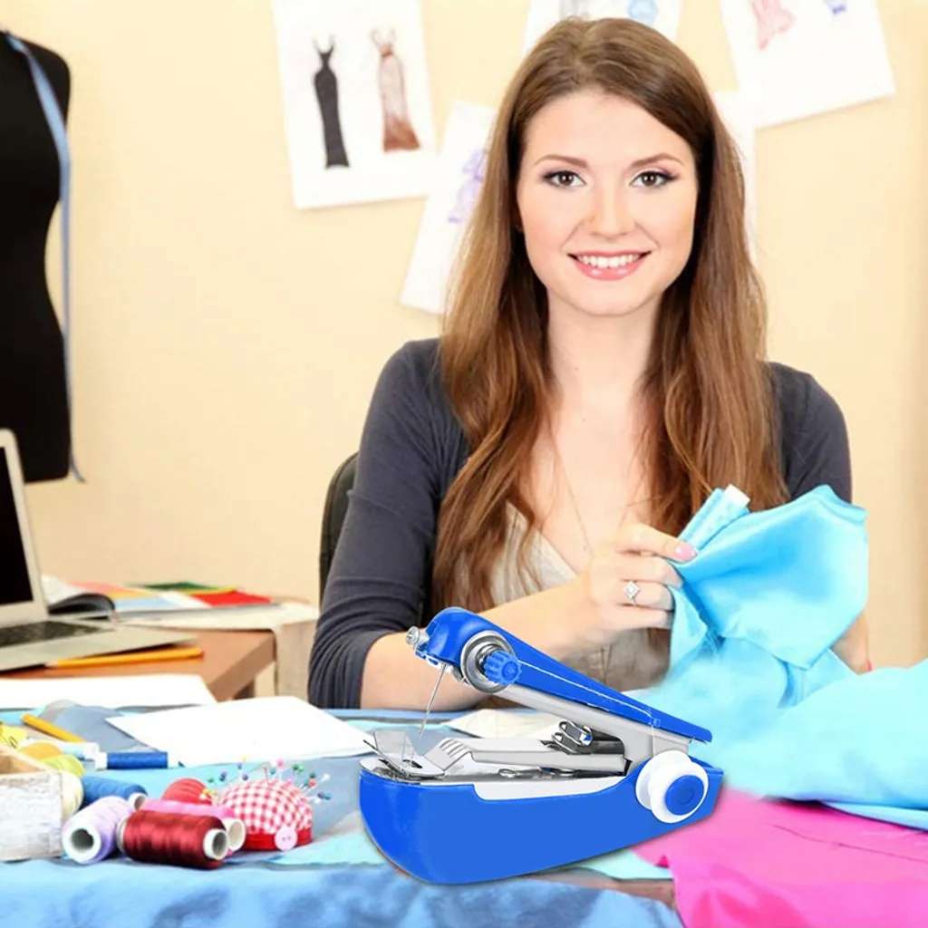 3X Mini-Nähmaschine Elektrische Handnähmaschine Mini Tragbare Reisenähmaschine 9 3X Mini-Nähmaschine Elektrische Handnähmaschine Mini Tragbare Reisenähmaschine – Bild 7