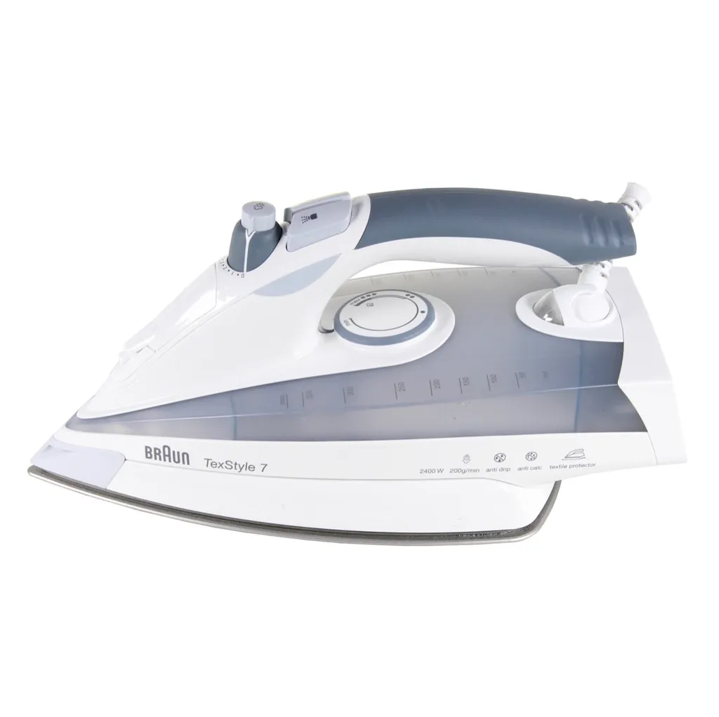 BRAUN TexStyle 775 ETP Dampfbügeleisen 2400 Watt Dreiecks-Dampfstoß Grau 6 BRAUN TexStyle 775 ETP Dampfbügeleisen 2400 Watt Dreiecks-Dampfstoß Grau – Bild 4