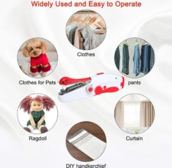 Tragbare Nähmaschine Elektrische Mini Handnähmaschine Nähen Stitch Werkzeug Set -Philips Verkaufsgeschäft 2c479368307d7ffbc60189f462425bb4