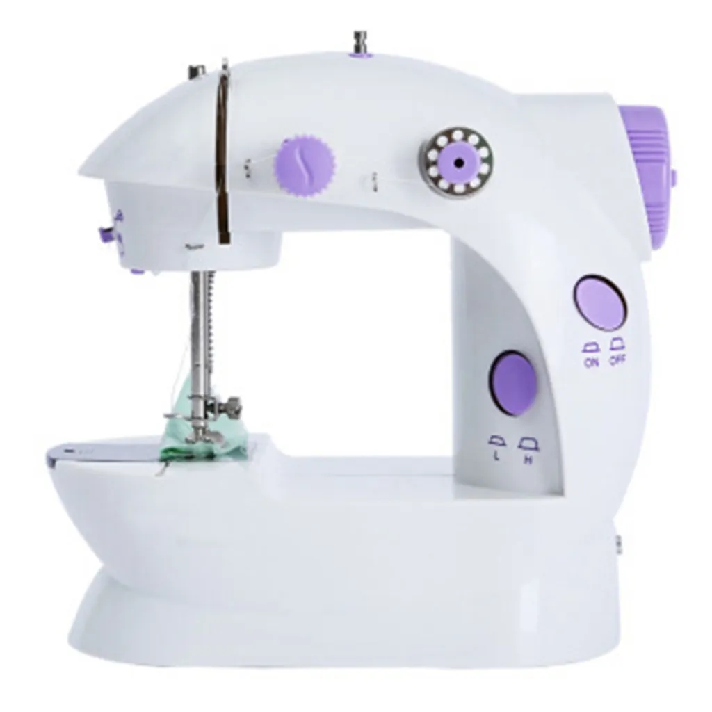 Elektrische Mini Nähmaschine Doppelgewinde Handnähen Mit LED Tragbar Reisenahmaschine Nähen 5 Elektrische Mini Nähmaschine Doppelgewinde Handnähen Mit LED Tragbar Reisenahmaschine Nähen – Bild 3