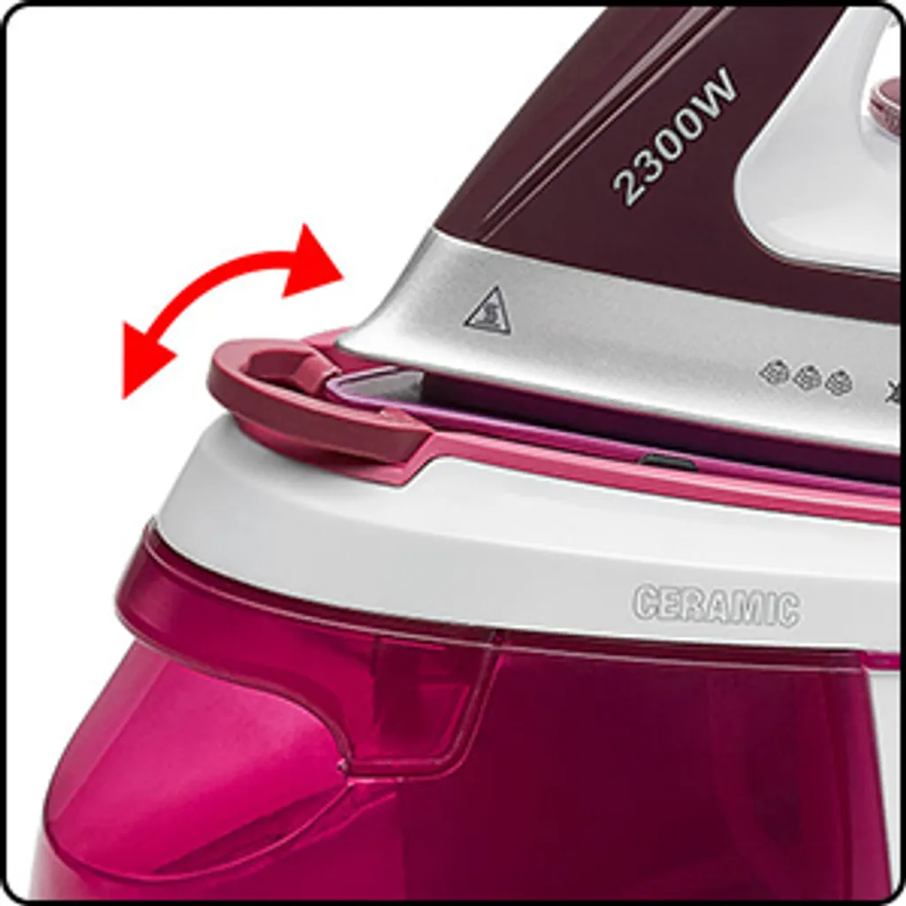 Bomann DBS 6034 CB Dampfbügelstation, Superglide-Keramiksohle, 3,5 Bar Dampfdruck, Elektronisches Anti-Tropf-System, 2300W, Weiß-flieder 13 Bomann DBS 6034 CB Dampfbügelstation, Superglide-Keramiksohle, 3,5 Bar Dampfdruck, Elektronisches Anti-Tropf-System, 2300W, Weiß-flieder – Bild 11