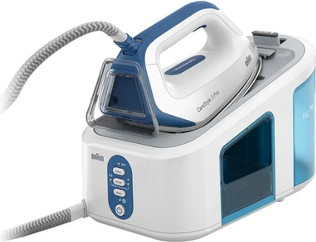 Braun CareStyle 3 IS 3157 BL 2400 W 2 L EloxalPlus Soleplate Blau, Weiß 3 Braun CareStyle 3 IS 3157 BL 2400 W 2 L EloxalPlus Soleplate Blau, Weiß