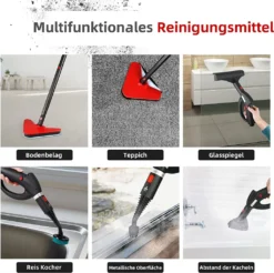 Dampfreiniger, Multifunktions-Dampfreiniger 1500W 1,5L Wassertank, 4,87m Netzkabel, Mit 18 Zubehörteilen, Geeignet Für Fußböden, Autositze, Matratzen, Küchen, Badezimmer, Fenster, Teppiche Usw 13 Dampfreiniger, Multifunktions-Dampfreiniger 1500W 1,5L Wassertank, 4,87m Netzkabel, Mit 18 Zubehörteilen, Geeignet Für Fußböden, Autositze, Matratzen, Küchen, Badezimmer, Fenster, Teppiche Usw -Philips Verkaufsgeschäft 3c9c7ec14a405756867e4aa005771700