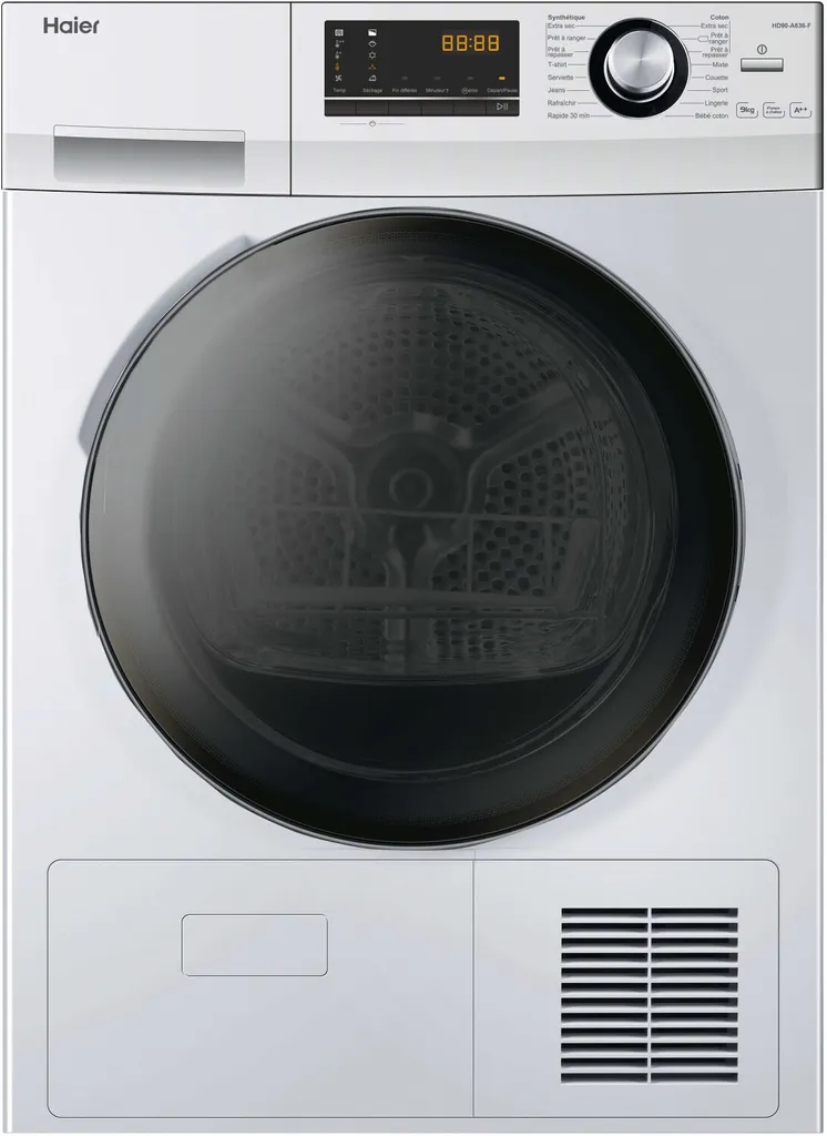 Haier HD90-A636 Wärmepumpentrockner Mit 9 Kg Fassungsvermögen 12 Haier HD90-A636 Wärmepumpentrockner Mit 9 Kg Fassungsvermögen – Bild 10
