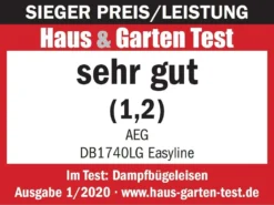 AEG DB1740 Dampfbügeleisen, Keramiksohle, 2400 Watt, Vertikaldampf, Anti-Kalk, Abschaltautomatik 17 AEG DB1740 Dampfbügeleisen, Keramiksohle, 2400 Watt, Vertikaldampf, Anti-Kalk, Abschaltautomatik -Philips Verkaufsgeschäft 54b5e9b4fdb97076e6ee6a05e5e76c4d
