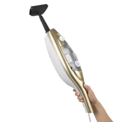 CLEANmaxx Dampfbesen - Mit Knickgelenk - Gold/weiß Dampfreiniger Steam Hygiene Fliesen Küche Bad Reinigung 27 CLEANmaxx Dampfbesen - Mit Knickgelenk - Gold/weiß Dampfreiniger Steam Hygiene Fliesen Küche Bad Reinigung -Philips Verkaufsgeschäft 588b31439f946ea165db3464231a03a7