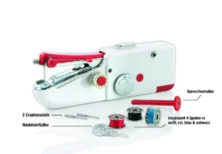 Nähmaschine Elektrische Handnähmaschine Mini Tragbare Reisenähmaschine EASYmaxx