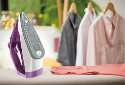 Tefal FV2836 Trocken- & Dampfbügeleisen Keramik-Bügelsohle 2400 W Violett, Weiß -Philips Verkaufsgeschäft 72129c3df7fd37bd374c10c34a4e0d7f