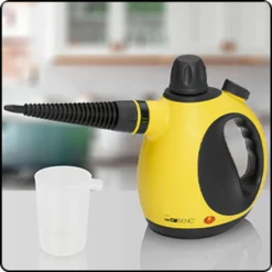 Clatronic DR 3653 Dampfreiniger, Wassertank: Ca. 250 Ml, 3,5 Bar Max. Dampfdruck, Schwarz-gelb -Philips Verkaufsgeschäft 74bc1a121d38fcae41203fed70f663ba