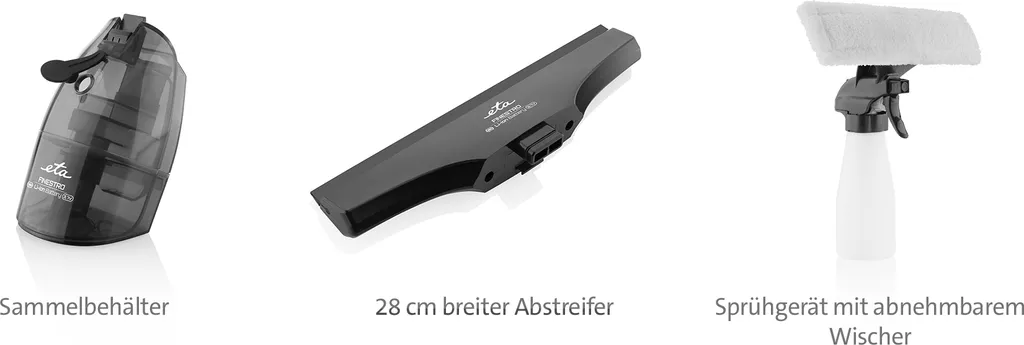 ETA FINESTRO Dampf Fensterreiniger ETA32629000, Fensterreiniger Finestro Für Fenster, Dachfenster, Spiegel, Keramischen Belag, Pflaster Und Duschecken, Li-ion Akku 9 ETA FINESTRO Dampf Fensterreiniger ETA32629000, Fensterreiniger Finestro Für Fenster, Dachfenster, Spiegel, Keramischen Belag, Pflaster Und Duschecken, Li-ion Akku – Bild 7