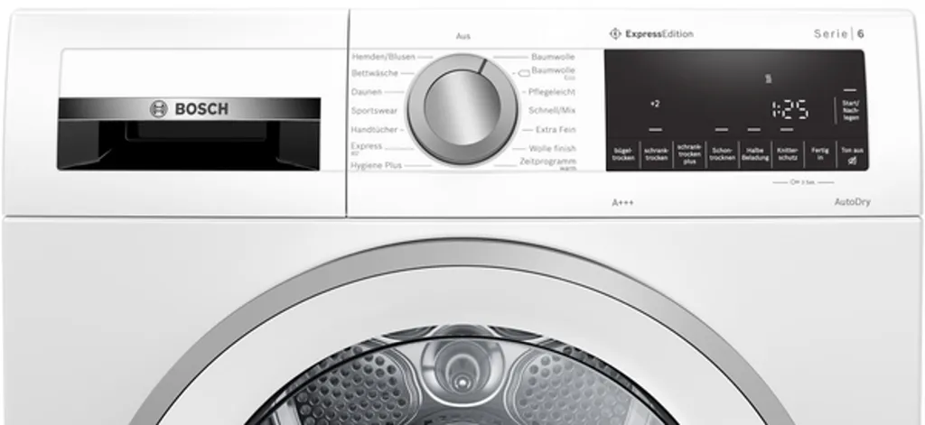 Bosch Serie 6 Wärmepumpentrockner, 8 Kg WQG233DH0 5 Bosch Serie 6 Wärmepumpentrockner, 8 Kg WQG233DH0 – Bild 3