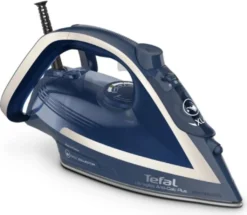 Tefal FV2838E0, Trocken- & Dampfbügeleisen, Cerilium Soleplate, 1,9 M, 180 G/min, Blau, Weiß, 40 G/min
