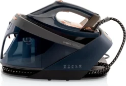 ETA Bügelstation STEAMIO ETA129090000, Mit Dampfgenerator, Eloxium Premium Bügelsohle, Dampfdruck Bis Zu 5,5 Bar, Dampfaustritt Bis Zu 120 G/Min, Wassertank 1,5 L, ANTI CALC, SELF CLEAN, DRIP STOP