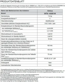 Amica WTA 14305 W, Ablufttrockner, 7 Kg, Weiß 21 Amica WTA 14305 W, Ablufttrockner, 7 Kg, Weiß -Philips Verkaufsgeschäft c98b49e5c1692a98302b45f60a83f4ec