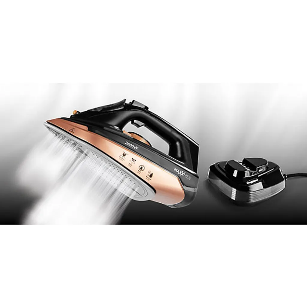 MAXXMEE Dampfbügeleisen - Mit Tropfstopp-, Antikalk- Und Selbstreinigungsfunktion Dampfbügeleisen Bügeleisen Kabellos Antikalk Selbstreinigung Tropfstop Keramik 11 MAXXMEE Dampfbügeleisen - Mit Tropfstopp-, Antikalk- Und Selbstreinigungsfunktion Dampfbügeleisen Bügeleisen Kabellos Antikalk Selbstreinigung Tropfstop Keramik – Bild 9
