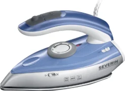 SEVERIN Reise-Dampfbügeleisen BA 3234 Silber / Blau