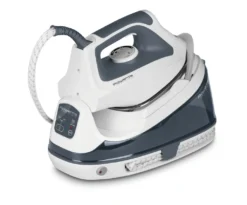 ROWENTA Dampfbügelstation Bügeleisen EASY STEAM Bügelstation 5,3 Bar Weiß Grau