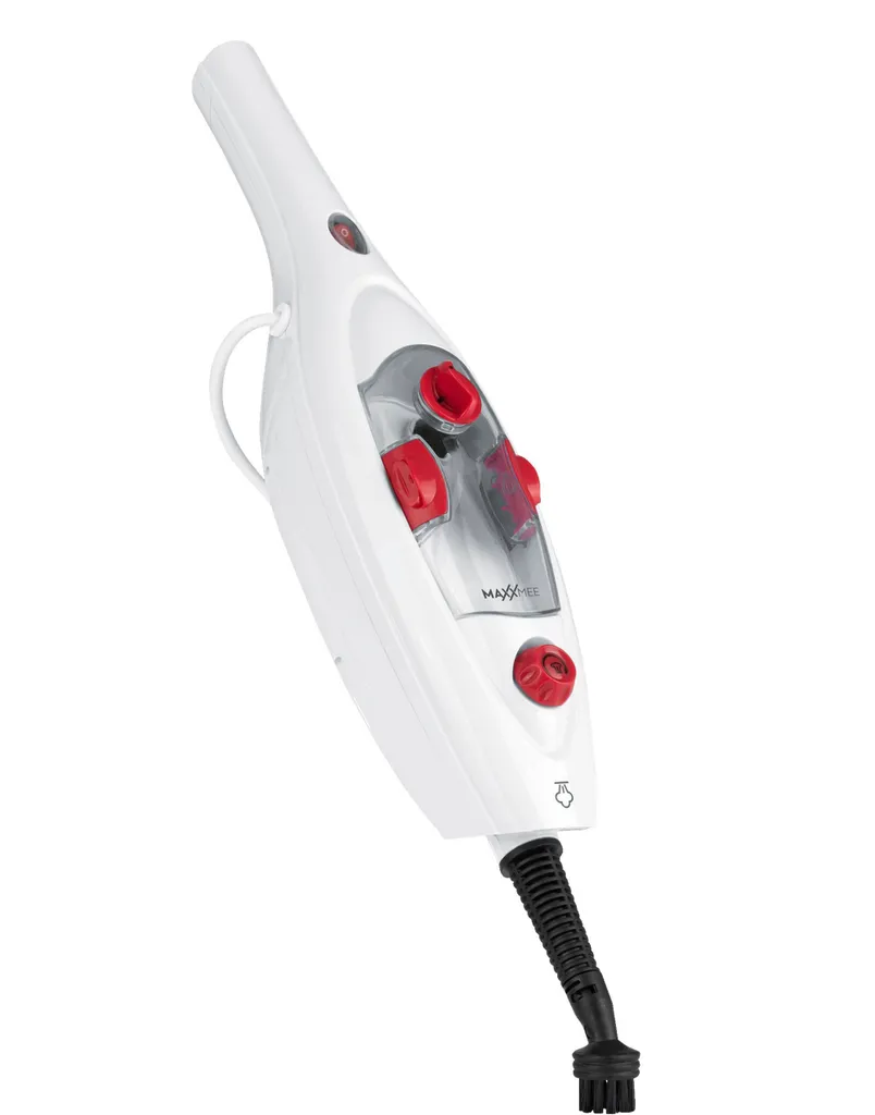MAXXMEE Dampfbesen 1300W Weiß/rot 19 MAXXMEE Dampfbesen 1300W Weiß/rot – Bild 17