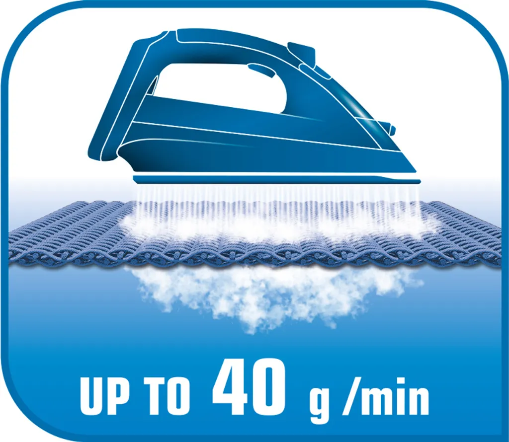 Tefal Dampfbügeleisen Ultragliss FV4920 Beere/weiß 5 Tefal Dampfbügeleisen Ultragliss FV4920 Beere/weiß – Bild 3