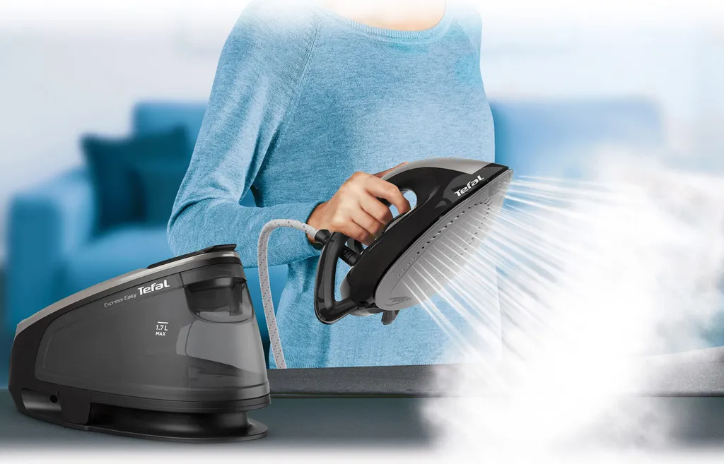 Tefal Express Easy SV6140 Dampferzeuger Bügeleisen Bis Zu 30% * Weniger Zeit Zum Bügeln Efficint Perfekte Ergebnisse Leistungsstarker Dampfstoß Autonomie Vielseitig Anti-Scale Große 8 Tefal Express Easy SV6140 Dampferzeuger Bügeleisen Bis Zu 30% * Weniger Zeit Zum Bügeln Efficint Perfekte Ergebnisse Leistungsstarker Dampfstoß Autonomie Vielseitig Anti-Scale Große – Bild 6