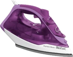 Tefal FV2836 Trocken- & Dampfbügeleisen Keramik-Bügelsohle 2400 W Violett, Weiß