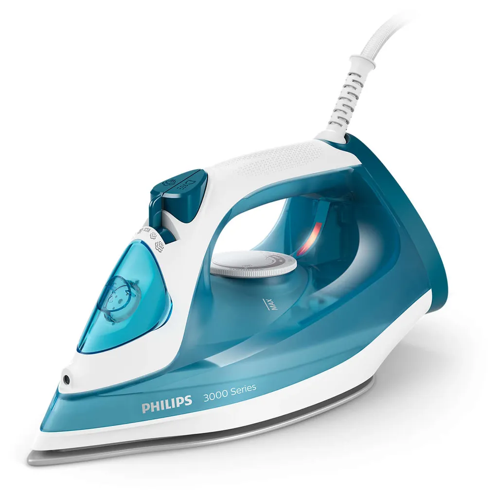 Philips Bügeleisen 3000 Series Mit Keramikbügelsohle, 30 G/min Kostante Dampfleistung, 2100 W, Blau (DST3011/20) 3 Philips Bügeleisen 3000 Series Mit Keramikbügelsohle, 30 G/min Kostante Dampfleistung, 2100 W, Blau (DST3011/20)