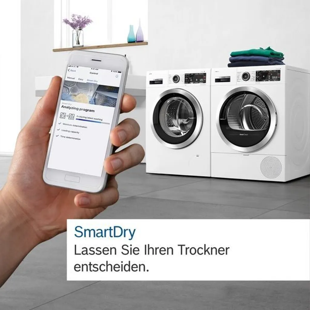 Bosch Serie 8 WTX87M40 Wärmepumpentrockner - Weiß 14 Bosch Serie 8 WTX87M40 Wärmepumpentrockner - Weiß – Bild 12